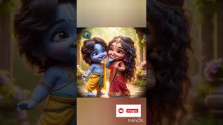 Most popular 3M🤘😎|| cute 🥰 कृष्णा 😍||superb jodi Radha Krishna hd 💫💥 shorts video||radha krishna