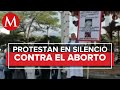 Comunidad católica se manifiesta contra el aborto en Colima