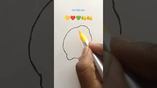 Creative ideas🧡🍋💚 #artwork #trending #painting #shorts #youtube #viral #shortsfeed #art #subscribe