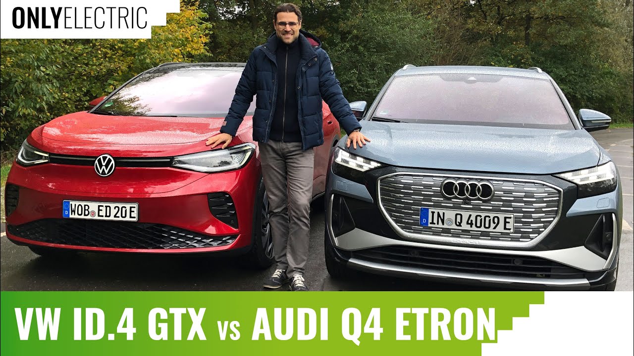 Audi Q4 E-tron Vs VW ID4 GTX - More Performance To Make The Most Out Of ...