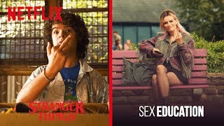 Weirdly Similar Moments Between Stranger Things \u0026 Sex Education | Netflix