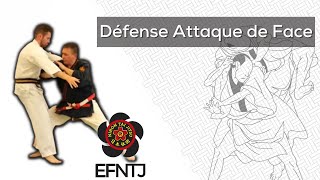 Nihon Taï Jitsu - Défense attaque de face - EFNTJ