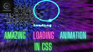 ASMR Programing - Amazing loading Animation in CSS - No talking (Space coding)