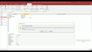 MS Access - tables, forms, reports and queries