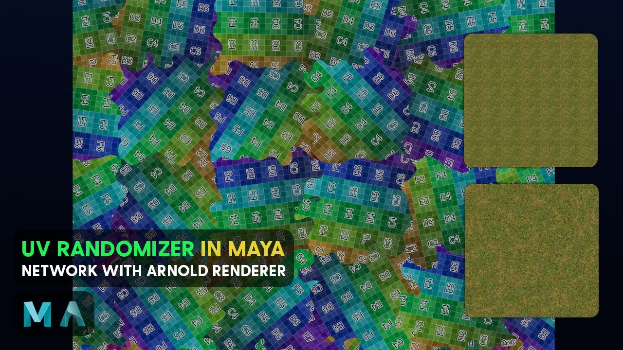 Uv Randomizer In Maya Youtube