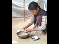 village life cooking fish tomato and leaf eating lunch @tusuzupuvlogs