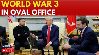 LIVE | Chaos Erupts In Trump Zelensky Trump Meeting | Russia Ukraine War | JD Vance | Putin | N18G