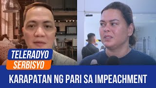 Lawyer asserts priests' rights to file 3rd impeachment rap vs VP Duterte | (22 December 2024)