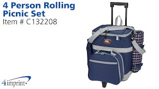 4 Person Rolling Picnic Set - Promotional Products