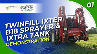 Jupidex \u0026 Kverneland in Germany E01 | TwinFill iXter B18 sprayer \u0026 iXtra tank