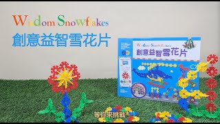 創意益智雪花片