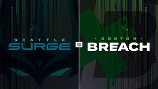 @VancouverSurge vs  @BOSBreach  | Major IV Qualifiers Week 2 | Day 1