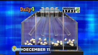 Michigan Lottery Evening Draws for Wednesday December 11, 2024