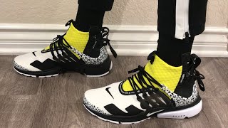air presto mid acronym racer pink on feet