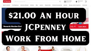 JCPenney Work From Home Jobs | Online Jobs | Remote Jobs