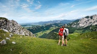 Wandern im Allgäu auf der Wandertrilogie – Urlaub in Bayern, Alpen