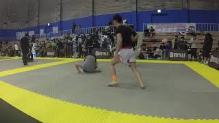 Mat 6 124 준결승전 강대훈 v 매수혁 노기 (NO - GI) White(화이트) 남성부 -77kg (리그로얄12 서울 주짓수 대회 2019)