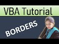 How to Apply Borders on a Cell using VBA in Excel | VBA Cell Borders - Automate Excel