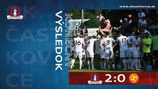 OK Častkovce - TJ Jednota Bánová 2:0 (1:0)