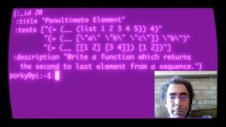 4clojure #20: Penultimate Element