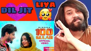 SINGGA: 100 Gulab  Reaction- Nikkesha - New Punjabi Songs 2021- Reaction For u