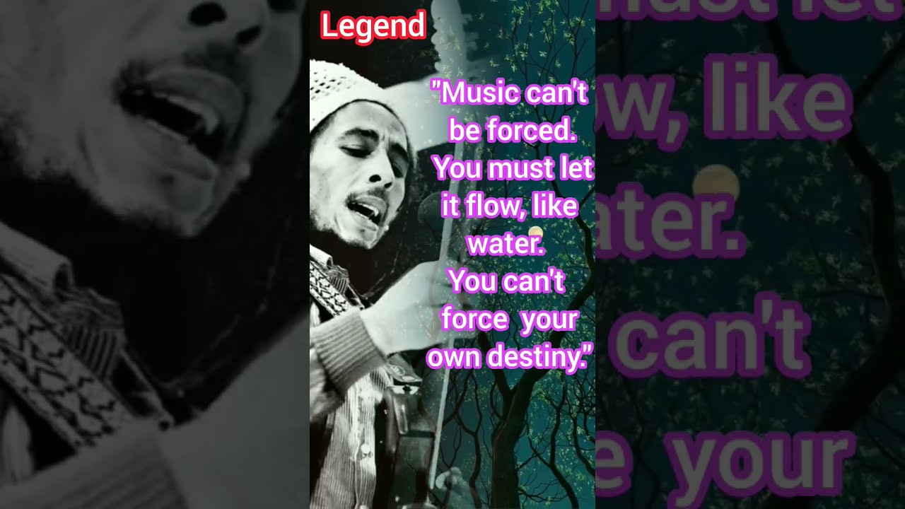 Bob Marley Quote on MUSIC & Song Bob Marley #quotes #quotesoftheday