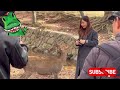 奈良の鹿に餌やりで楽しむ外国人観光客💖🫎