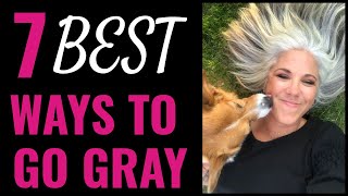 How to Go Gray From Colored Hair