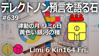 【テレクトノン預言を語る石】639・TELEKTONON 6.6・律動の月・Limi リミ6日・黄色い銀河の種・Kin164・青い律動の嵐の年 #新しい時間のチャンネル #13の月の暦