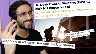 UC Davis Plans to Reopen this Fall...kinda