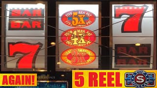 BOOM! 2x 3x 4x 5x SUPER LUCKY TIMES PAY Strikes again! 5 Reel Top Dollar slot play!