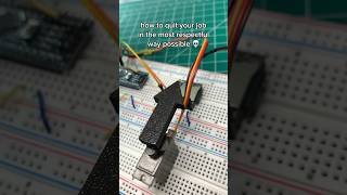 Quit your job like a true champβ¦ π #electronics #arduino #engineering