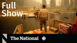 CBC News: The National | B.C. wildfire destruction, Cable car rescue, Raptors sued