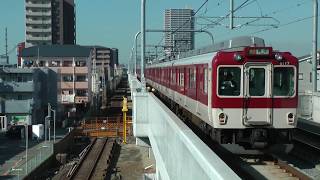 近鉄奈良線　若江岩田駅・河内花園駅で使用停止となった地上区間と合わせて撮ってみた