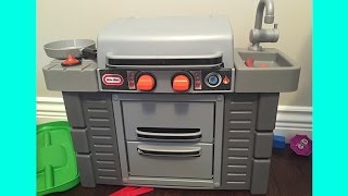 Kid Toy Play Little Tikes Cook 'n Grow BBQ Grill Review