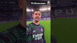 Courtois hates playing against Barcelona  #shorts #realmadrid
