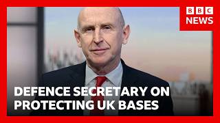 UK troops and civilians being put at risk by Iran strikes, Defence Secretary says | BBC News