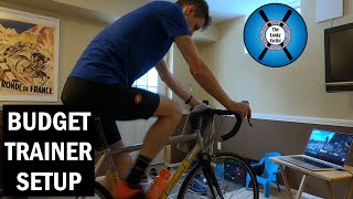 Budget Bike Trainer Setup That Works With Zwift and Sufferfest │ Lanky's Gear Guide