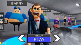 LIVE ALL MORPHS UNLOCKED BARRY'S PRISON RUN! - PAPA PIZZA GRUMPY GRAN SIREN COP ANTI TRON MR FUNNY