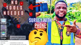 Land gps Survey Without ANY Tools — Can a Phone Really Work?