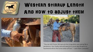 How to Make Stirrup Adjustments For the Riders Leg Length