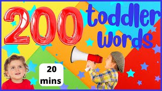 200 Toddler Words | Alphabetical Order | First Words | Toddlers | Kids | Baby Words | Learn English