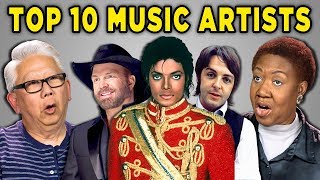 ELDERS REACT TO TOP 10 MUSIC ARTISTS OF ALL TIME