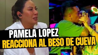 Pamela López reacciona al chape de Christian Cueva y Pamela Franco