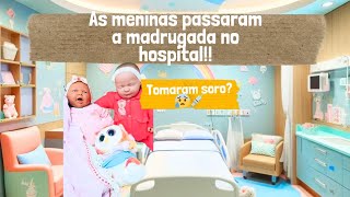 Passei a madrugada com a Bella e a Melinda no hospital! 😱💉🏥 - #boneca #pediatra #fy #tea