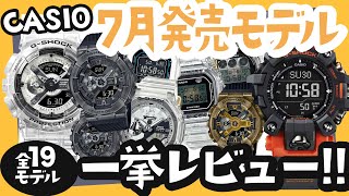 カシオ23年7月新作紹介【実機レビュー】