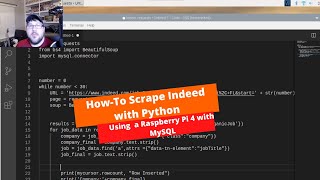 Raspberry Pi 4 Web Scraper with MySQL and Python Tutorial