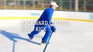 Backward Outside Edge Kick