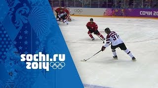 Ice Hockey - Men's Play-Off - Switzerland v Latvia | Sochi 2014 Winter Olympics