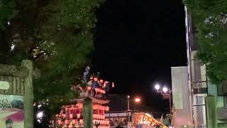 秩父夜祭下郷屋台秩父神社前出発令和元年12月3日